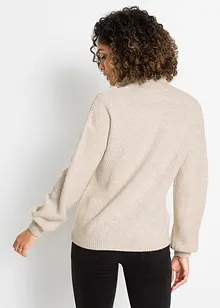 Pull camionneur à motif ajouré, bonprix