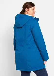 Parka fonctionnelle imperméable avec polaire peluche et capuche, bonprix