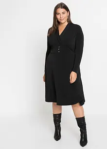 Robe en jersey à boutons, bonprix