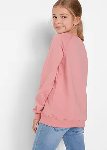 Sweat-shirt fille à paillettes, bonprix