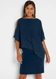 Robe fourreau exclusive avec strass, bonprix