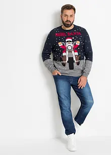 Pull avec motif de Noël, bonprix