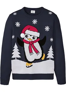 Pull avec motif de Noël, bonprix