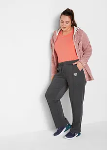 Pantalon de jogging en coton, coupe droite, bonprix