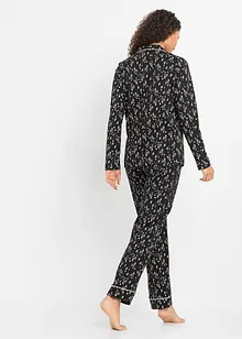 Pyjama avec patte de boutonnage, bonprix