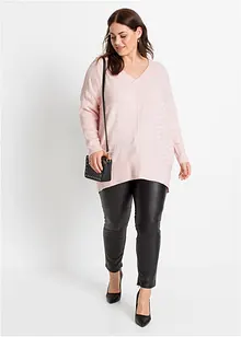 Pull côtelé oversize, bonprix