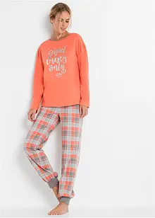 Pyjama avec T-shirt oversize, bonprix