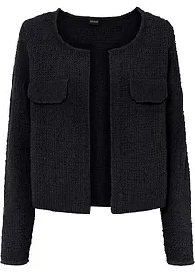 Gilet court en maille, bonprix