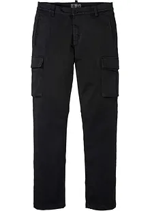 Pantalon droit en coton extensible, regular, bonprix