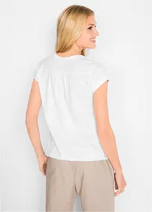 T-shirt avec patte de boutonnage, bonprix