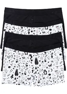 Lot de 4 boxers femme, bonprix