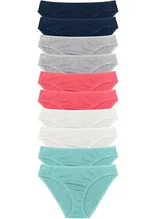 Lot de 10 slips, bonprix