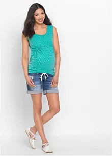 Short en jean de grossesse avec cordon, bpc bonprix collection