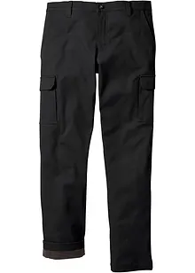 Pantalon cargo thermo Regular Fit, stretch, straight, bonprix