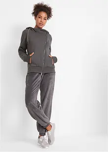 Pantalon de jogging en polaire avec bordures, bonprix