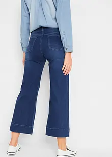 Jupe-culotte en jean extensible super-soft, bonprix