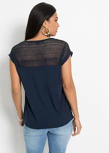 T-shirt à dentelle, bonprix