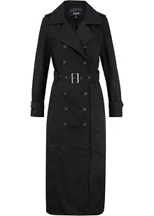 Trench-coat long ceinturé à la taille, bonprix