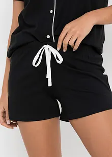 Pyjashort avec patte de boutonnage, bonprix