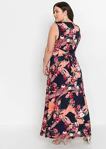 Robe longue avec détail croisé, bonprix