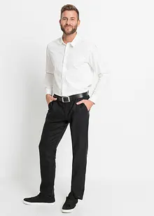 Pantalon chino en lin avec taille confortable Regular Fit, Straight, bonprix