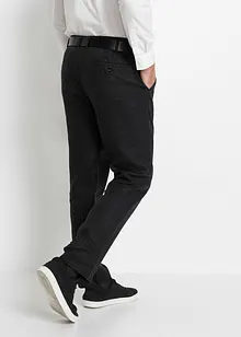 Pantalon chino en lin avec taille confortable Regular Fit, Straight, bonprix