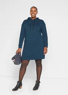 Robe sweat à capuche en coton, bonprix