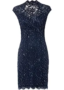 Robe en dentelle avec paillettes, bonprix