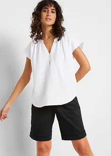 Top-blouse en mousseline, bonprix