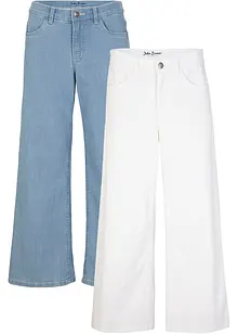 Lot de 2 jeans corsaires extensibles et confortables, bonprix