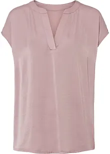 Blouse en satin à épaules descendues, bonprix