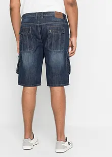 Bermuda cargo en jean Regular Fit, bonprix