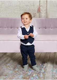 Chemise bébé + veston + pantalon (Ens. 3 pces.), bonprix