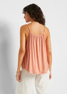 Top à fines bretelles en viscose, bonprix