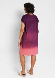 Robe T-shirt avec dégradé de couleur, bonprix