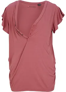 Blouse T-shirt de grossesse avec fonction allaitement avec viscose, bonprix