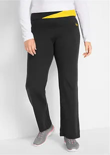 Pantalon de sport en coton, jambes évasées, bonprix