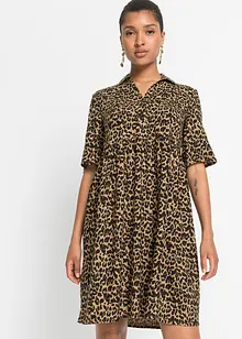Robe en viscose avec un col chemise, bonprix