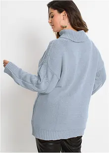 Pull en maille torsadée, bonprix