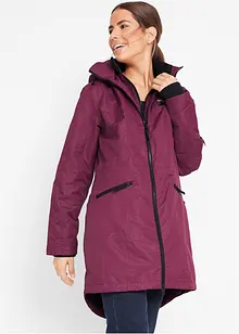 Parka de mi-saison fonctionnelle 2 en 1 à capuche, imperméable, bonprix