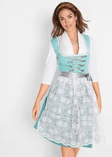 Dirndl avec tablier en dentelle (Ens. 2 pces.), bonprix