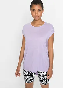 T-shirt long avec base arrondie, bonprix