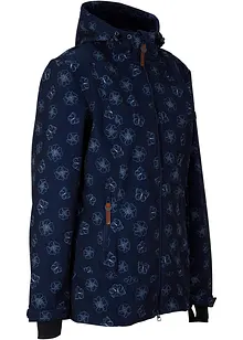 Veste softshell à motif floral, imperméable, bonprix