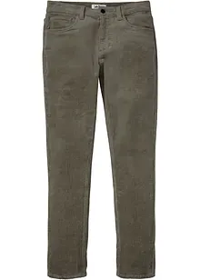 Pantalon en velours côtelé extensible et confortable, Slim, bonprix