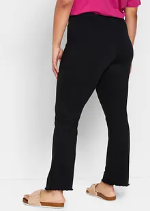 Lot de 2 leggings évasés avec tour de taille confortable, bonprix