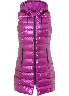 Gilet matelassé sans manches, effet brillant, bonprix