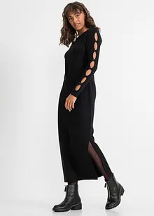 Robe midi avec découpes, bonprix