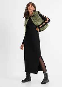 Robe midi avec découpes, bonprix