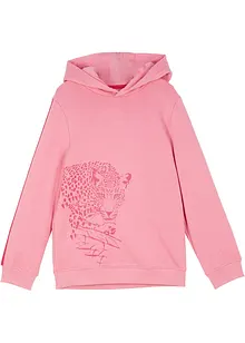 Sweat à capuche fille en coton, bonprix