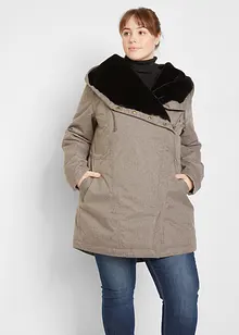 Parka fonctionnelle avec polaire peluche, bonprix